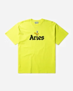SLAM JAM SRL (ARIES ROA) Aged Aye Duck Fluoro T-shirt< T-Shirts & Hauts