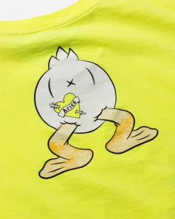 SLAM JAM SRL (ARIES ROA) Aged Aye Duck Fluoro T-shirt< T-Shirts & Hauts