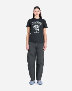 GANNI A/S Basic Cotton Witch Relaxed T-shirt< T-Shirts & Hauts