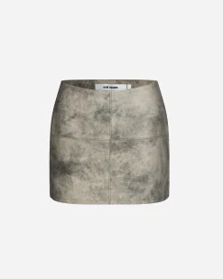 Second Female ApS (Oval Square) Beat Leather Skirt< Robes Et Jupes