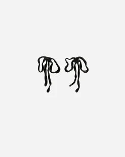 THE GOOD STATEMENT BOW EARRING< Bijoux