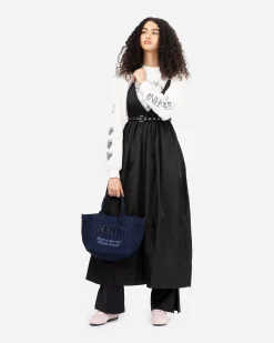 GANNI A/S Duchesse Nylon Strap Dress< Robes Et Jupes