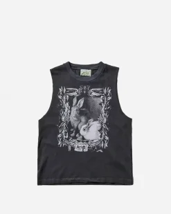 SLAM JAM SRL (ARIES ROA) Faded Bunny Muscle Vest< T-Shirts & Hauts