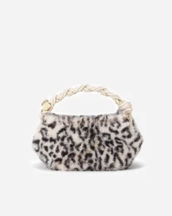 GANNI A/S Ganni Bou Bag Mini Fur Print< Sacs Et Sacoches