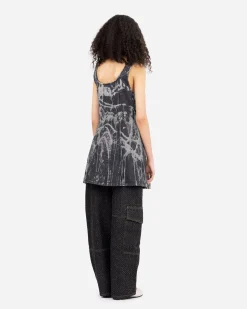 GANNI A/S Heavy Denim Mini Dress< Robes Et Jupes