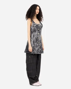 GANNI A/S Heavy Denim Mini Dress< Robes Et Jupes