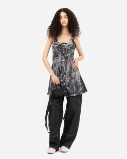 GANNI A/S Heavy Denim Mini Dress< Robes Et Jupes