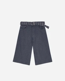 GANNI A/S Heavy Twill Denim Shorts< Shorts