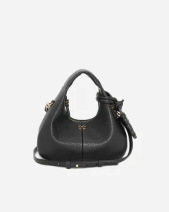 GANNI A/S Hobo Mini Grained< Sacs Et Sacoches