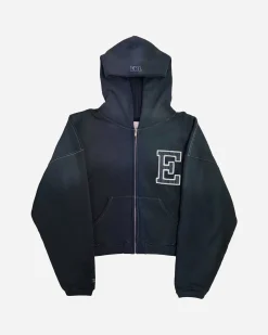 SASU DOVER STREET MARKET PARIS (ERL) Hoodie zippé oversize Varsity< Sweats À Capuche & Sweats