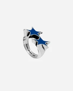 The Future AS - TwoJeys Icon Blue Enameled Single Ring< Bijoux