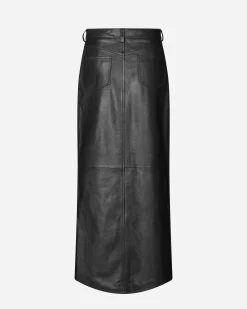 Second Female ApS (Oval Square) Jupe en Cuir Roadie< Robes Et Jupes