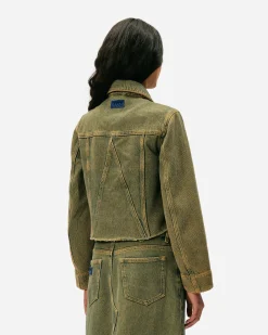 GANNI A/S Overdyed Heavy Denim Jacket< Vestes Et Manteaux