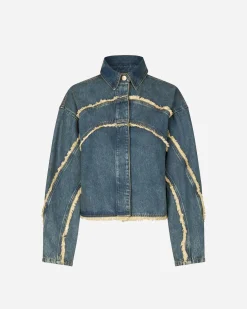 Second Female ApS (Oval Square) River Denim Jacket< Vestes Et Manteaux