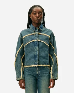 Second Female ApS (Oval Square) River Denim Jacket< Vestes Et Manteaux