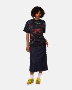 SLAM JAM SRL (ARIES ROA) Sprayed Trash Cherries T-Shirt< T-Shirts & Hauts