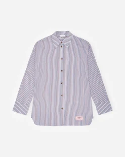 GANNI A/S Yarn Dyed Stripe Shirt< Chemises
