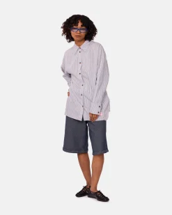 GANNI A/S Yarn Dyed Stripe Shirt< Chemises